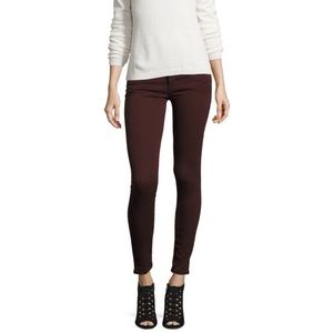 Joe’s jeans burgundy skinny jeans